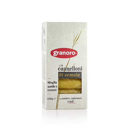Granoro Cannelloni, ca 25 rullar/förpackning, nr 76, 250 g