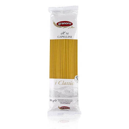 Granoro Capellini, mycket tunna spaghetti, 1 mm, nr 16, 500 g