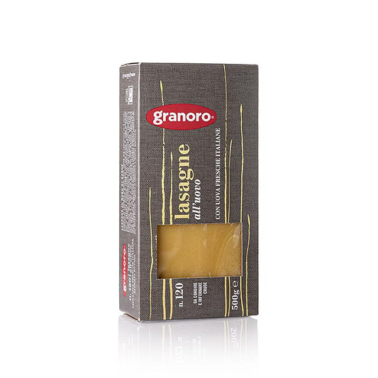 Granoro Lasagne med ägg, 82 x 60 x 1 mm, nr 120, 500 g