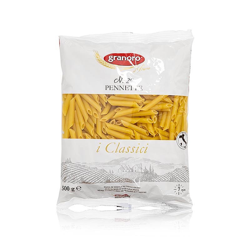 Granoro Pennette, sneda rör, släta, nr 29, 500 g