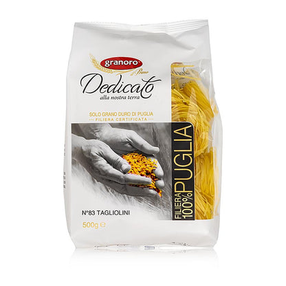 Granoro Tagliolini Nidi, 2 mm, bandnudelnästen, nr 83, 500 g