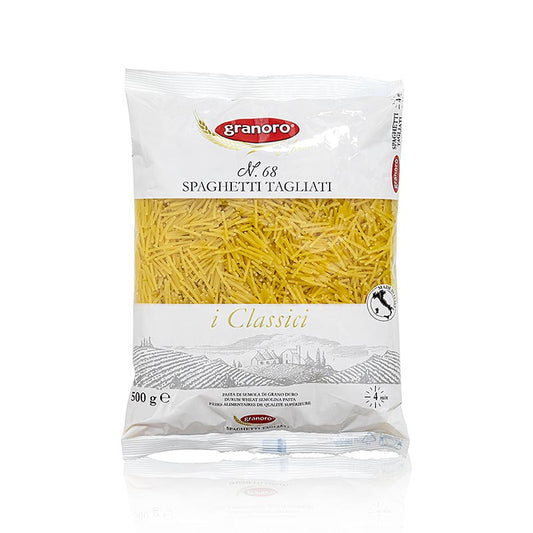 Granoro Vermicelli Tagliati, tunna korta soppnudlar, nr 68, 500 g