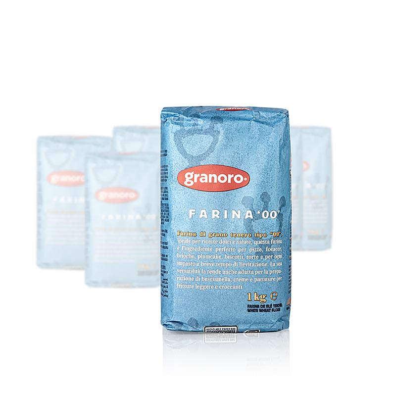 Pastamjöl, fint, Tipo "00", Granoro, 10 kg, 10 st