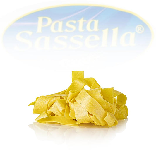 Färska pappardelle med ägg, bandnudlar, 20 mm, Sassella, 500 g