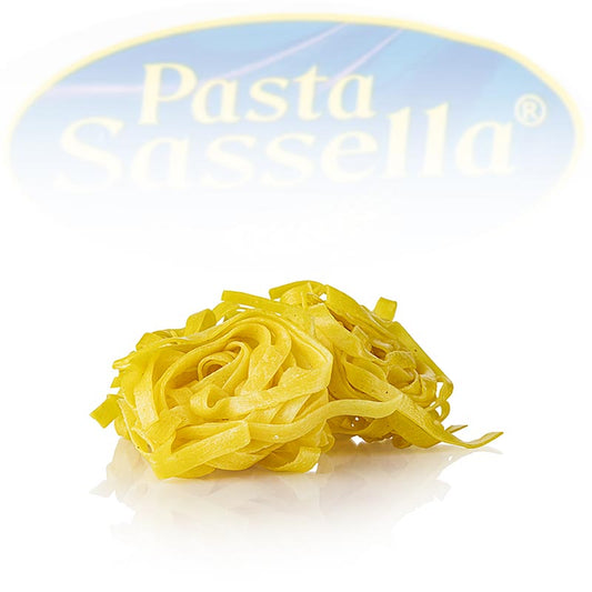 Färska fettuccini all Uovo, bandnudlar, 6 mm, Sassella, 500 g