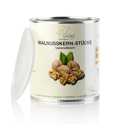 Valnötsbitar, karamelliserade, 500 g