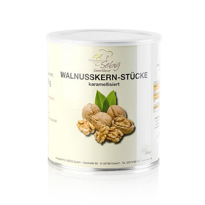 Valnötsbitar, karamelliserade, 500 g