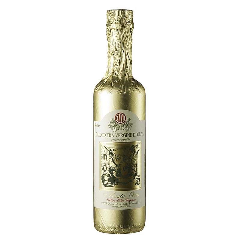 Extra jungfruolja, Calvi "Mosto Oro", guldfolie, 500 ml