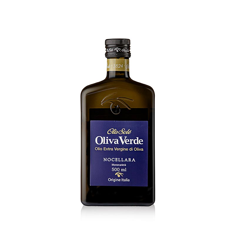 Extra jungfruolja, Oliva Verde, från Nocellara-oliver, 500 ml