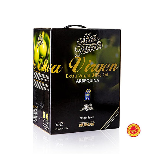 Extra jungfruolja, Mas Tarrés Oliva Verde, Arbequina, DOP/g.U. Siurana, 5 L