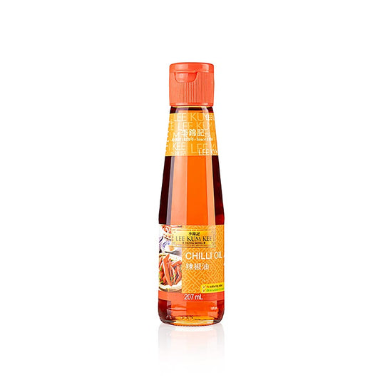 Chiliolja, sojabönolja med chili, Lee Kum Kee, 207 ml
