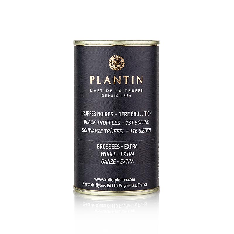 Extra vintertrüffel (Tuber Melanosporum), hela tryfflar, runda, Plantin, 105 g
