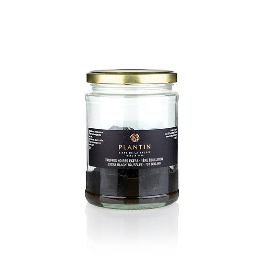 Extra fin vintertryffel (Tuber Melanosporum), hela tryfflar, runda, Plantin, 210 g