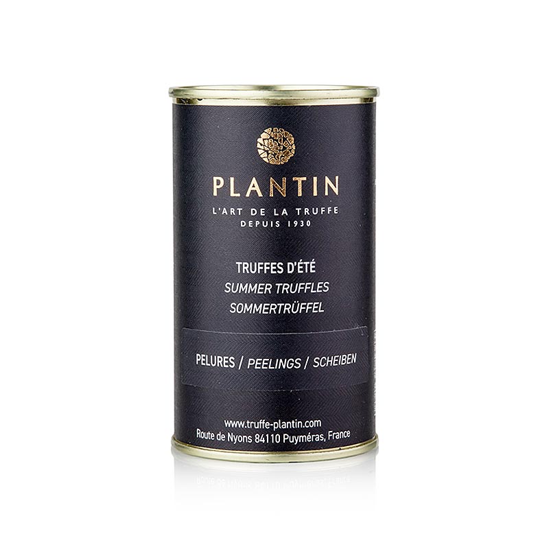Sommartryffel Pelures, tryffelskal/-skivor, i tryffeljuice, Plantin, 105 g