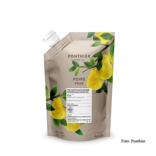 Ponthier Puré – päron, med socker, 1 kg