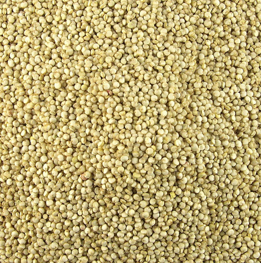 Royal Quinoa, hel, ljus, inkafolkets mirakelkorn, Bolivia, ekologisk, 1 kg