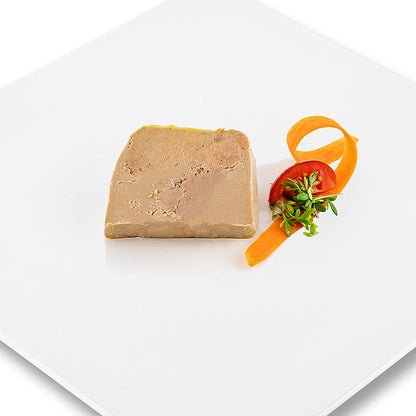 Gåsleverblock, med bitar, Foie Gras, Trapez, halvkonserverad, Rougié, 180 g