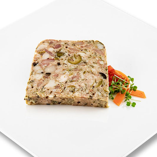 Kaninterrin, med oliver, Rougié, 1 kg