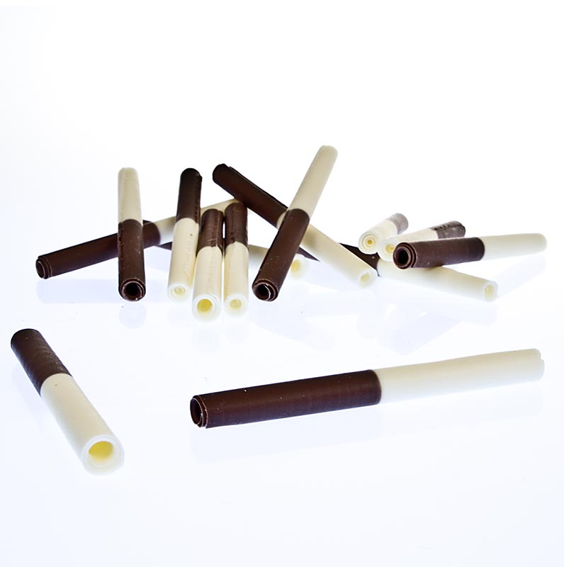 Chokladcigaretter – "Duo Gaughin", mjölkchoklad/vit choklad, 8,5 cm långa, 700 g