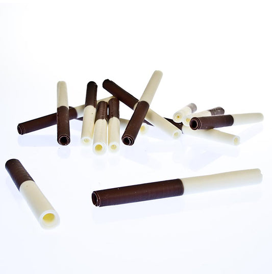 Chokladcigaretter – "Duo Gaughin", mjölkchoklad/vit choklad, 8,5 cm långa, 700 g