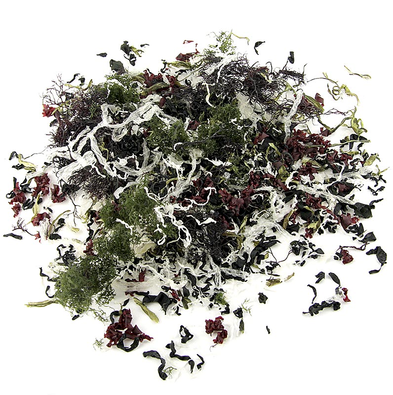 Kaiso Dried Seaweed Mix, torkad tång, 6 algsorter för Kaiso-sallad, 100 g