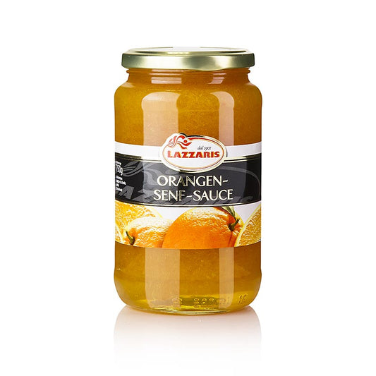 Lazzaris - apelsin-senapssås, enligt Tessiner-recept, 580 ml
