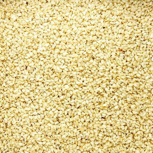 Sesamfrön, skalade, vita, 1 kg