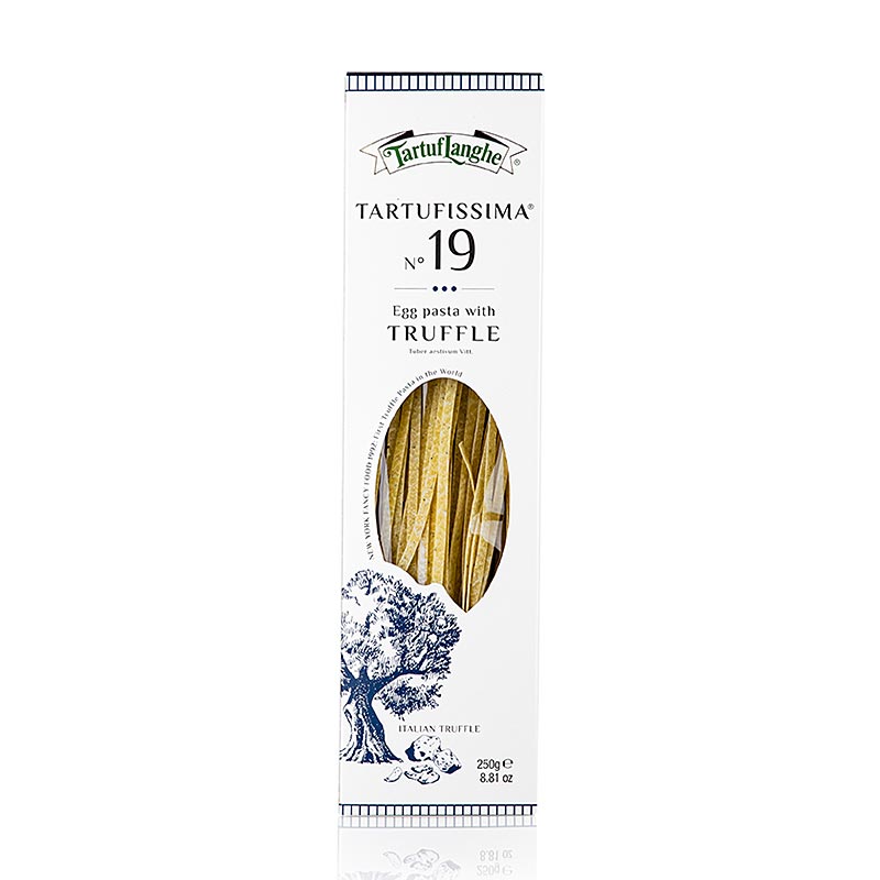 Tartuflanghe tryffel-pasta, tagliatelle, med 7 % sommartryffel, nr 19, 250 g