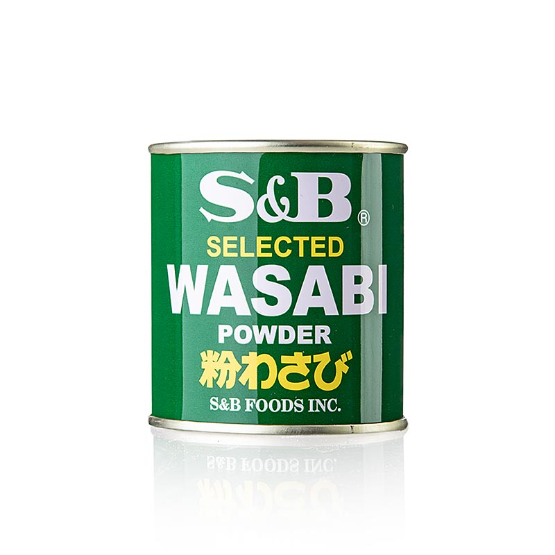 Wasabi – grönt pepparrotspulver, med äkta wasabi, 30 g