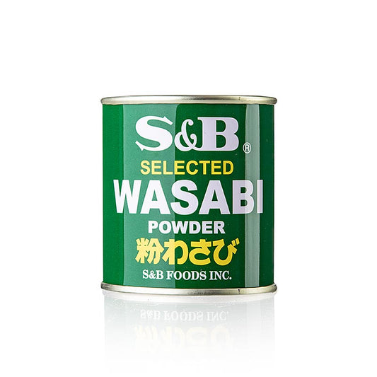Wasabi – grönt pepparrotspulver, med äkta wasabi, 30 g
