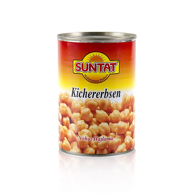 Kikärtor, i saltlake, Suntat, 400 g