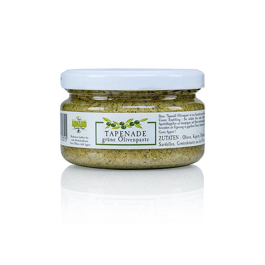 Olivpasta – tapenade, grön, Arnaud, 200 g