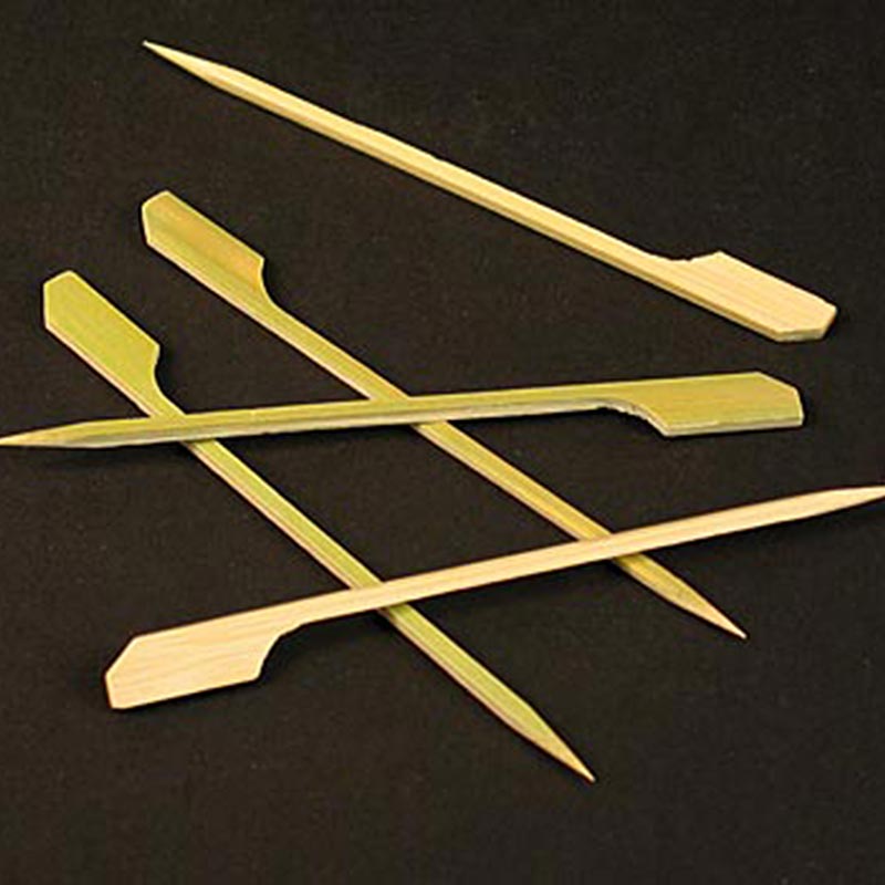 Bambuspinnar, med bladände, 12 cm, 250 st