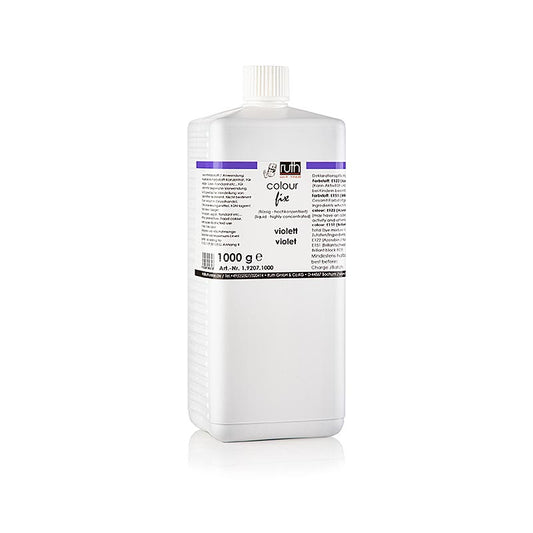 Flytande livsmedelsfärg, violett, 9807, Ruth, 1 kg
