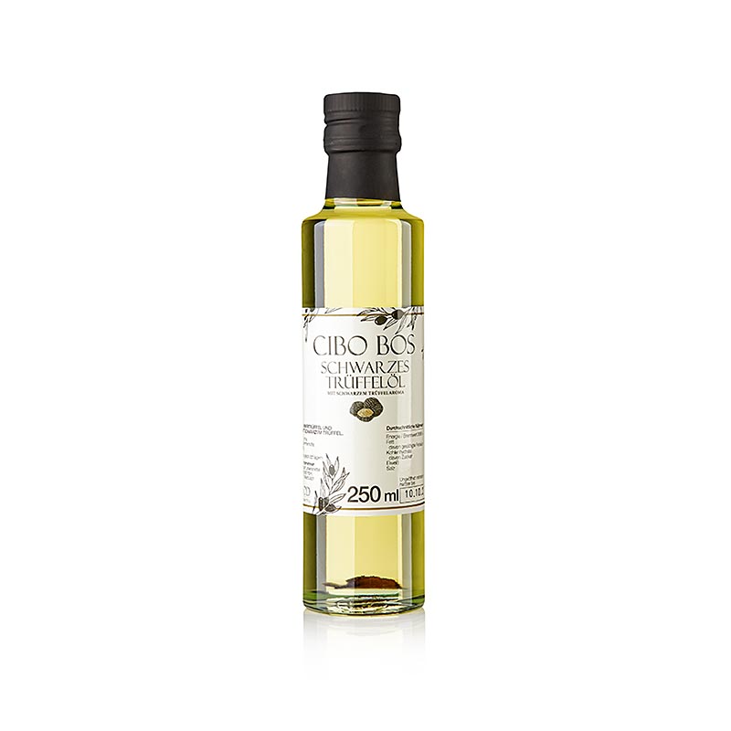 CIBO BOS Olivolja med smak av svart tryffel (tryffelolja), 250 ml