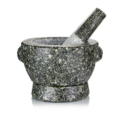 Stenmortel, ø 16,5 cm utvändigt, ø 12 cm invändigt, 11 cm hög, ca 4 kg, 1 st