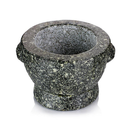 Stenmortel, ø 16,5 cm utvändigt, ø 12 cm invändigt, 11 cm hög, ca 4 kg, 1 st