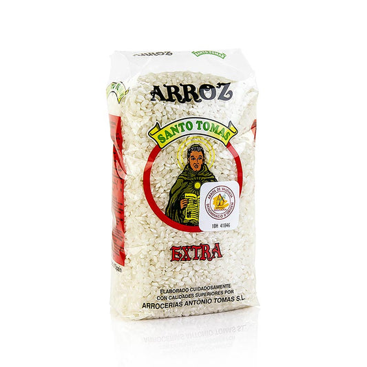 Arroz Extra, rundkornigt ris, för paella eller risgrynsgröt, Spanien, 1 kg
