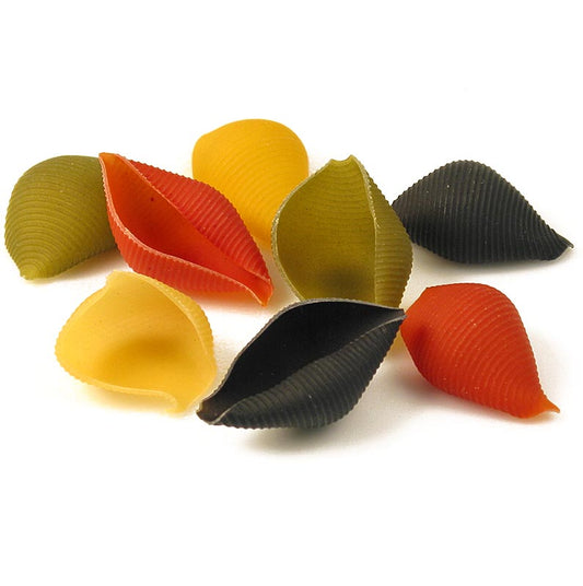Fyllningsbara snäckpasta, Conchiglioni Arleccino, 4-färgad, 500 g