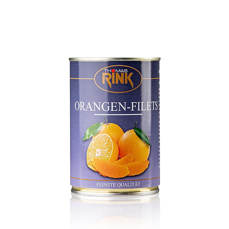 Apelsinfiléer – kalibrerade klyftor, lätt sockrade, 425 g