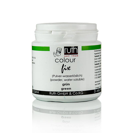 Livsmedelsfärg i pulverform, grön, vattenlöslig, 9103, Ruth, 50 g