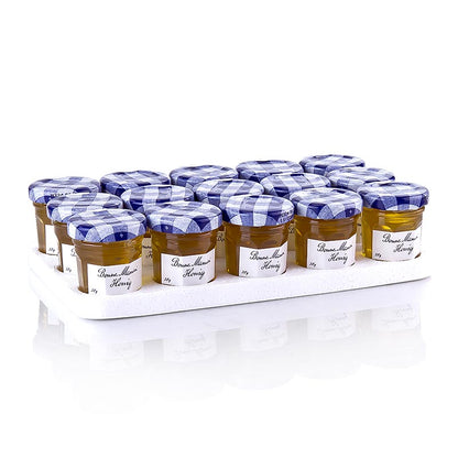 Bonne Maman honung, portionsburkar, 450 g, 15 x 30 g