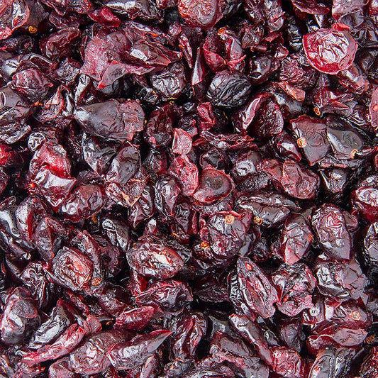 Torkade tranbär, osvavlade, sötade, ljusa, USA, 1 kg