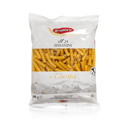 Granoro Sedanini, liknar Penne Rigate, nr 24, 500 g