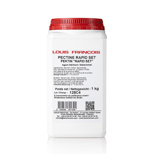 Louis Francois Pektin – Pectine RS 150 – Rapid-Set, geleringsmedel för marmelad/konfekt, 1 kg