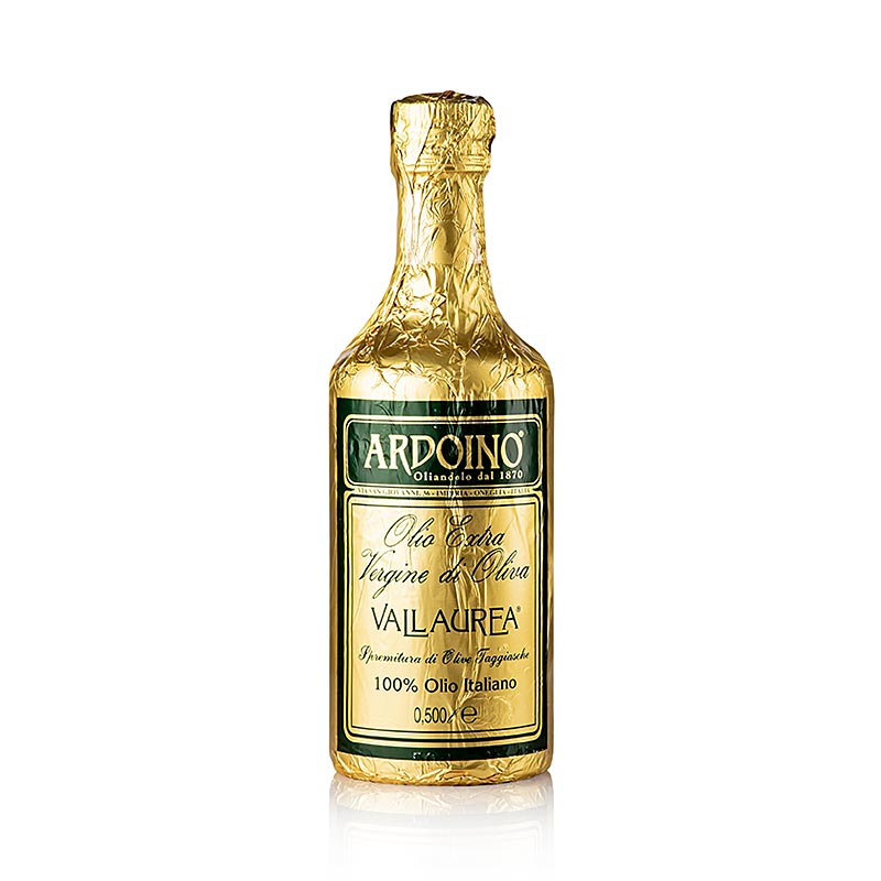 Extra jungfruolja, Ardoino "Vallaurea", ofiltrerad, i guldfolie, 500 ml
