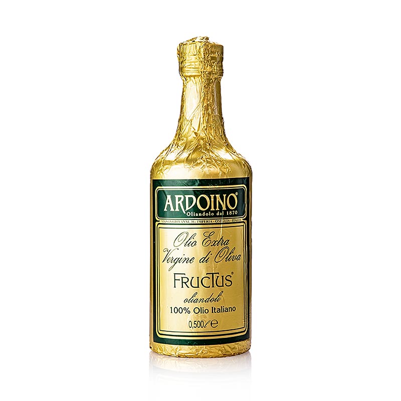 Extra jungfruolja, Ardoino "Fructus", ofiltrerad, i guldfolie, 500 ml