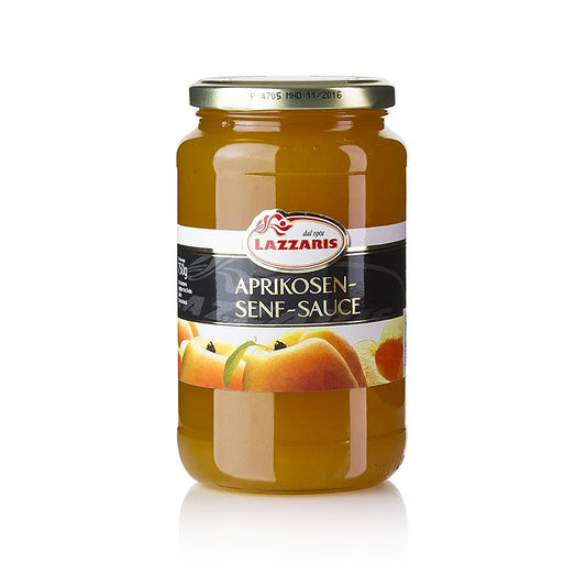 Lazzaris – aprikos-senapssås, enligt recept från Ticino, 750 g