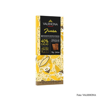 Valrhona Jivara – mjölkchoklad, 40 % kakao, 70 g