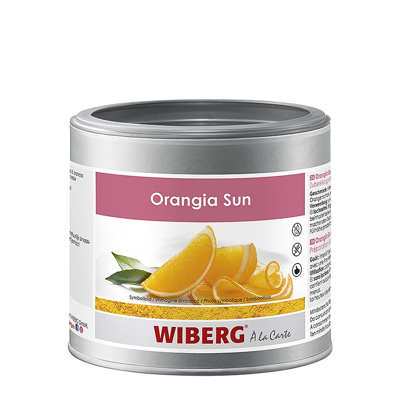 Wiberg Orangia Sun, blandning med naturligt apelsinarom, 300 g